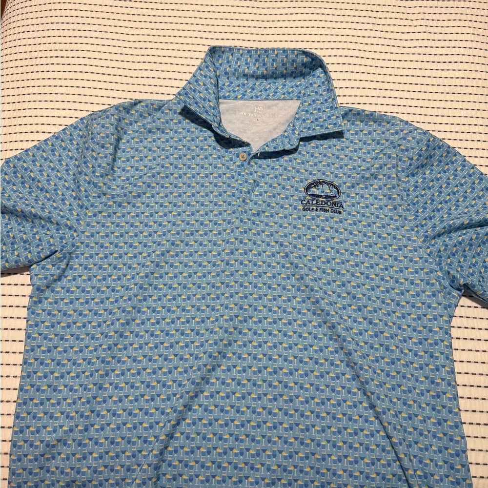 Southern Tide “Cocktails” Polo